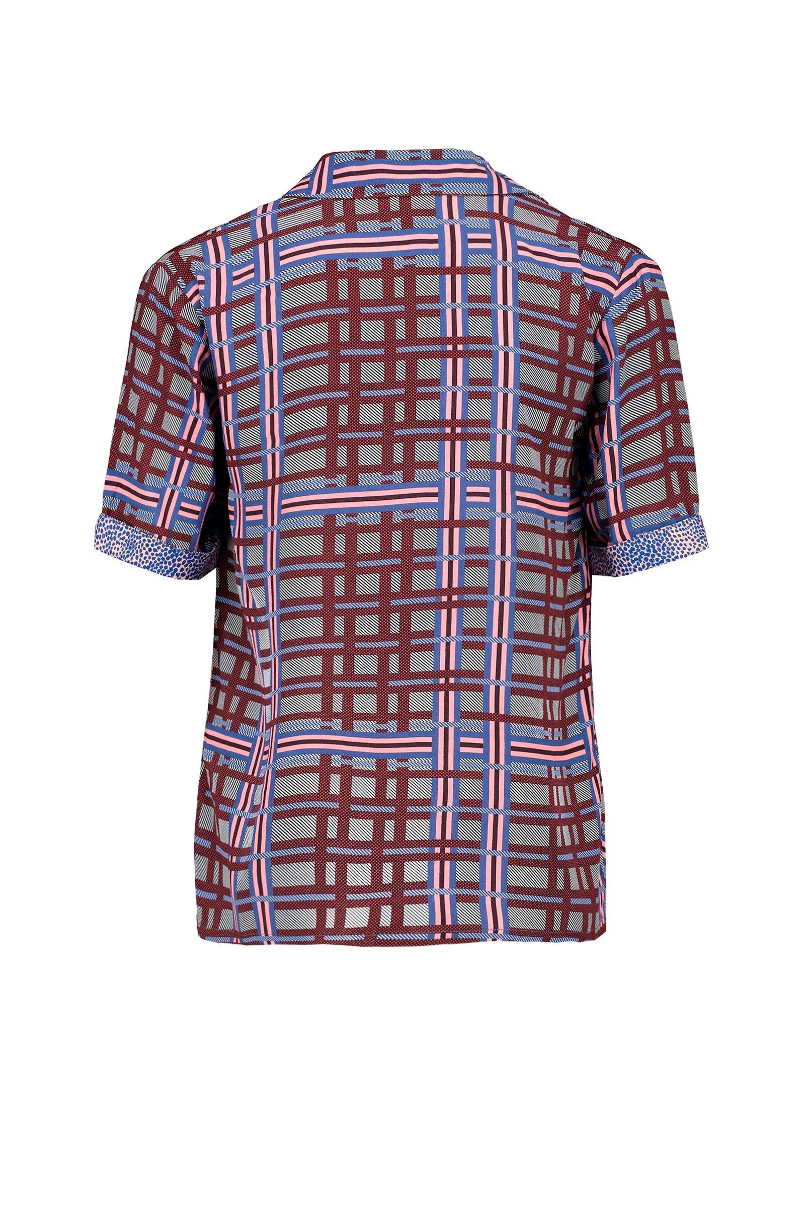 CKS Dames - LIKO - blouse korte mouwen - meerkleurig