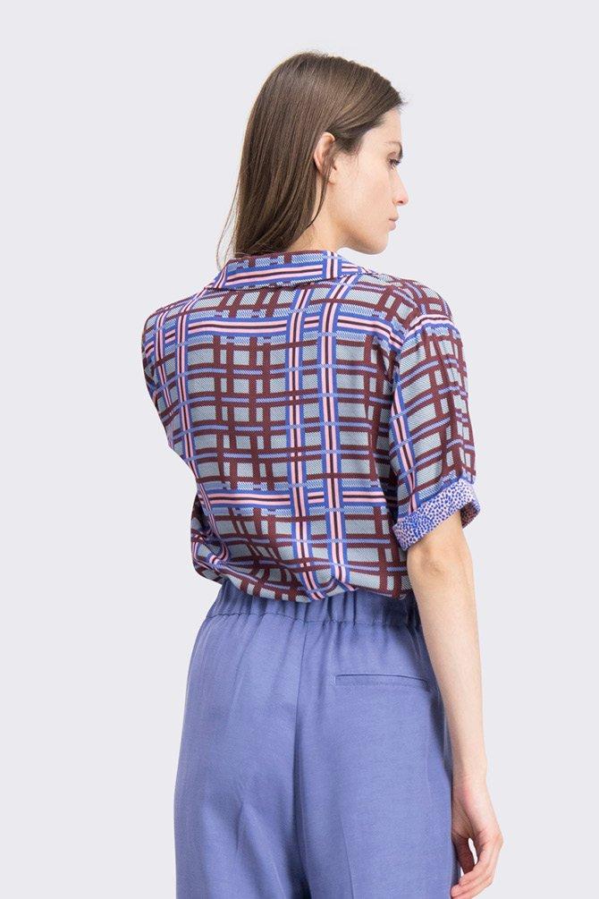 CKS Dames - LIKO - blouse korte mouwen - meerkleurig