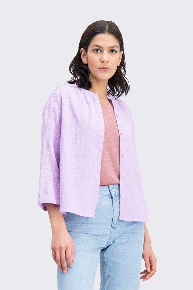 CKS Dames - LANE - blouse long sleeves - dark pink