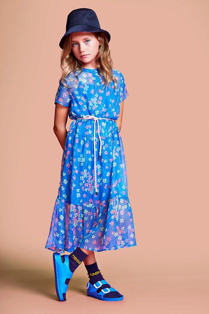CKS Kids - ISAURA - robe longue - bleu