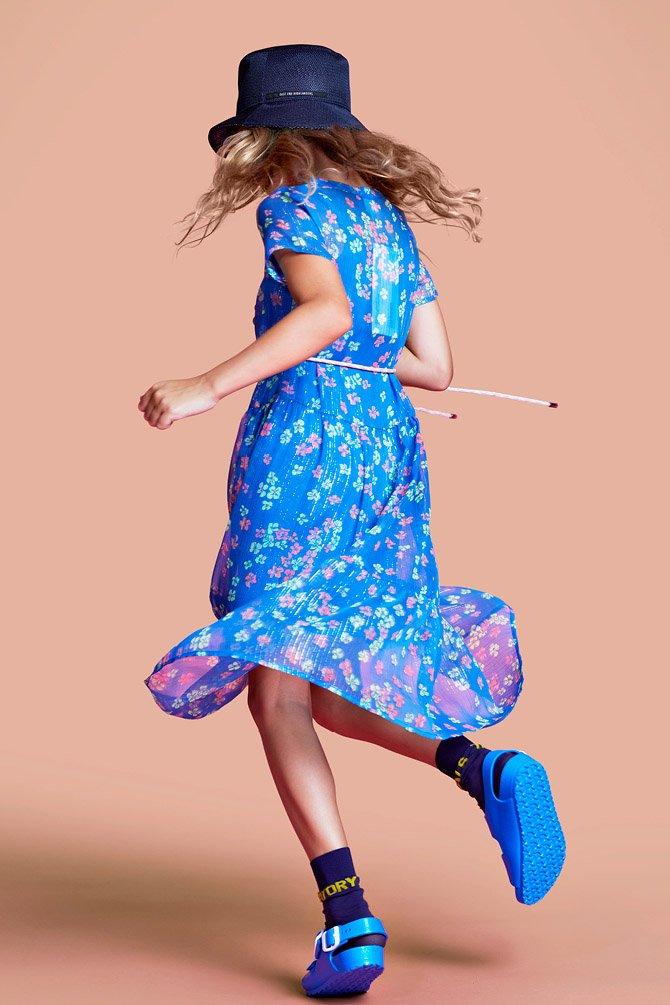 CKS Kids - ISAURA - robe longue - bleu