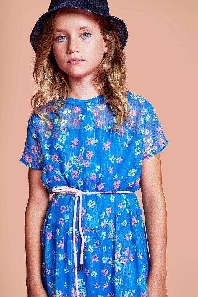 CKS Kids - ISAURA - robe longue - bleu