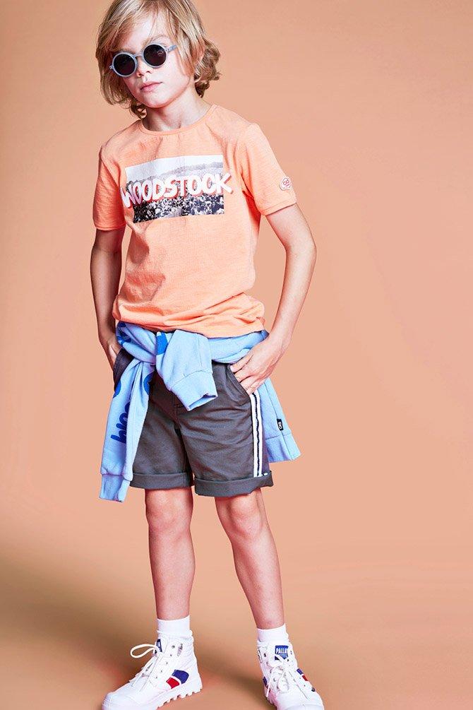 CKS Kids - YUBERT - t-shirt à manches courtes - orange