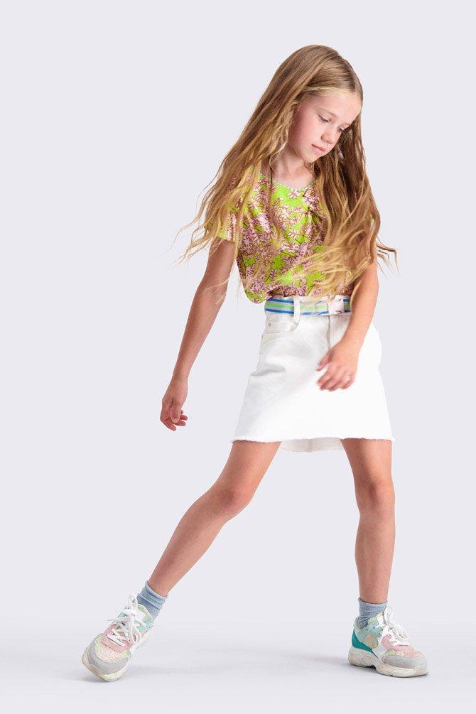 CKS Kids - INESSA - korte rok - wit