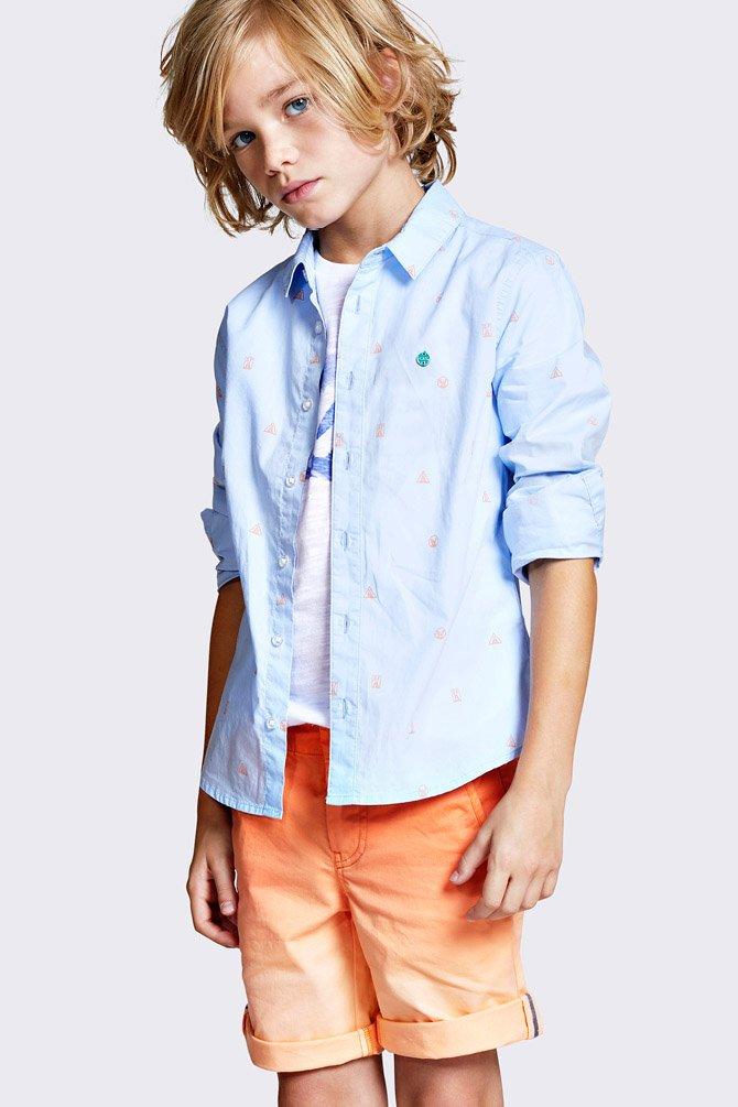 CKS Kids - BOTAN - chemise à manches longues - bleu