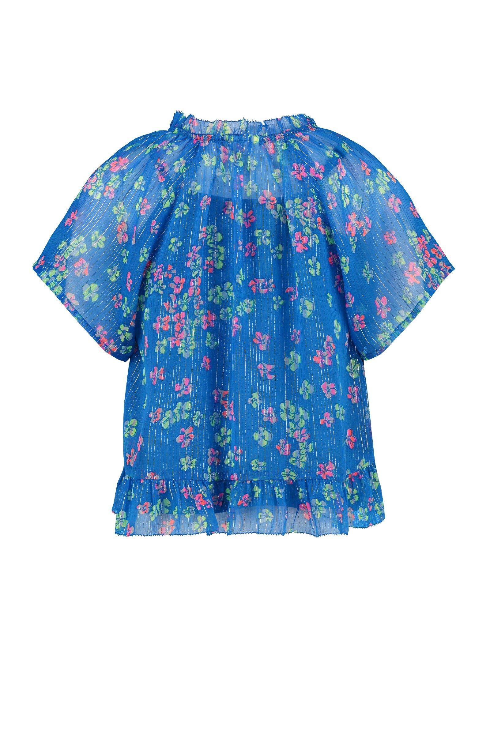 CKS Kids - INOSHA - blouse korte mouwen - blauw
