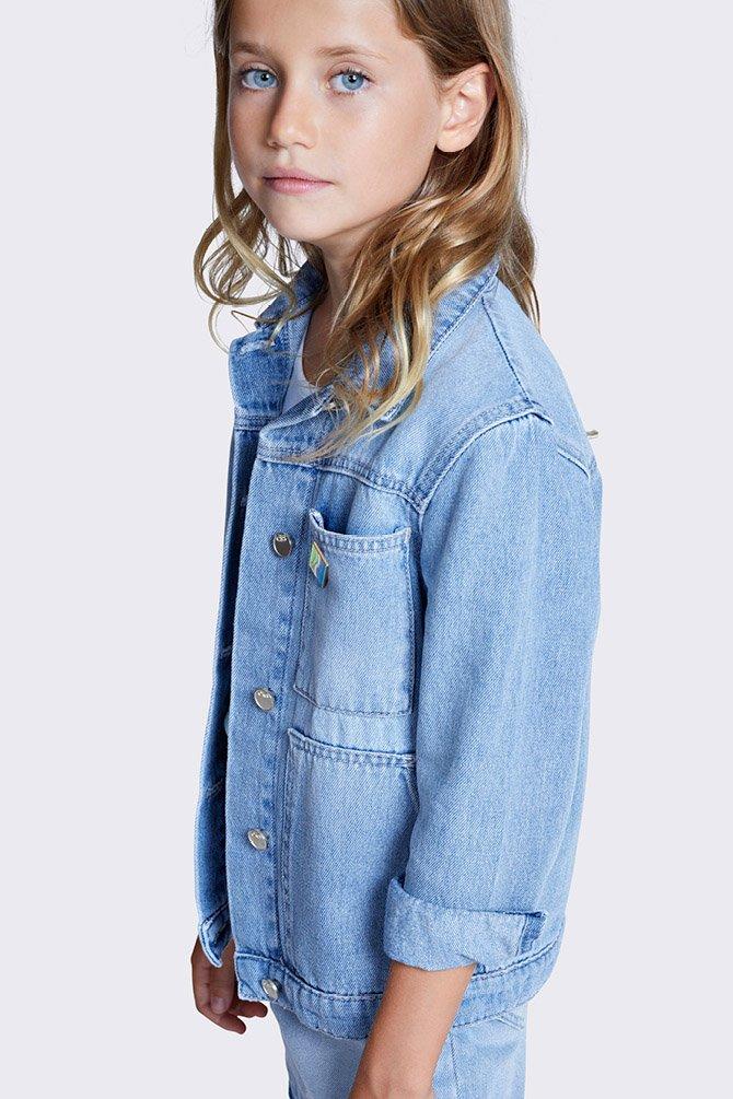 CKS Kids - IMMY - veste fantaisie courte - bleu