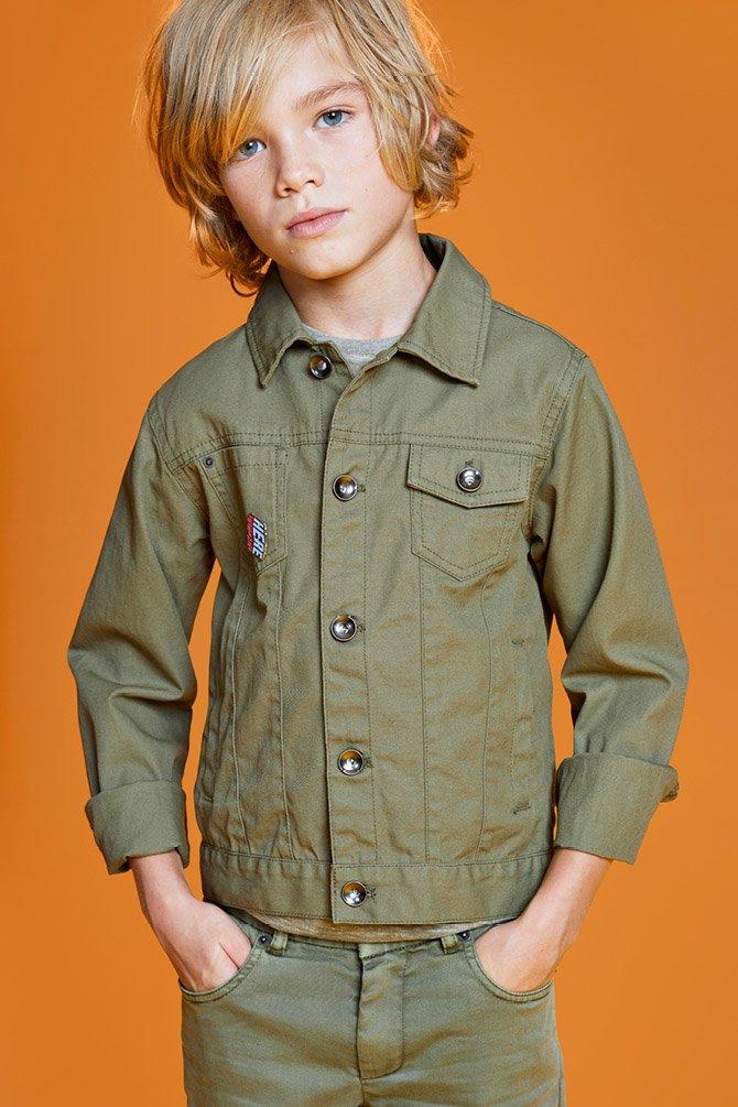 CKS Kids - YOREED - short jacketfantasy - green