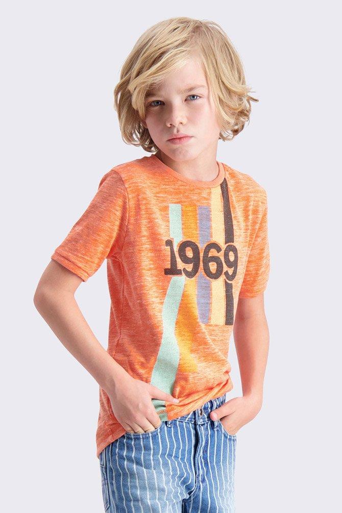 CKS Kids - YVES - t-shirt à manches courtes - orange