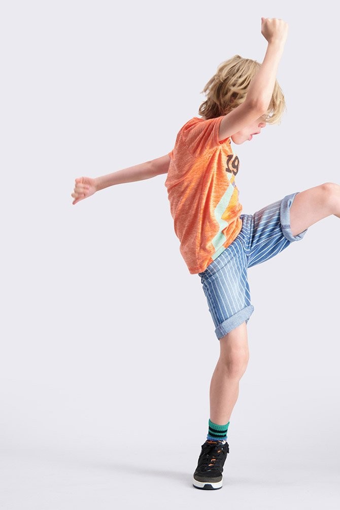 CKS Kids - YVES - t-shirt à manches courtes - orange