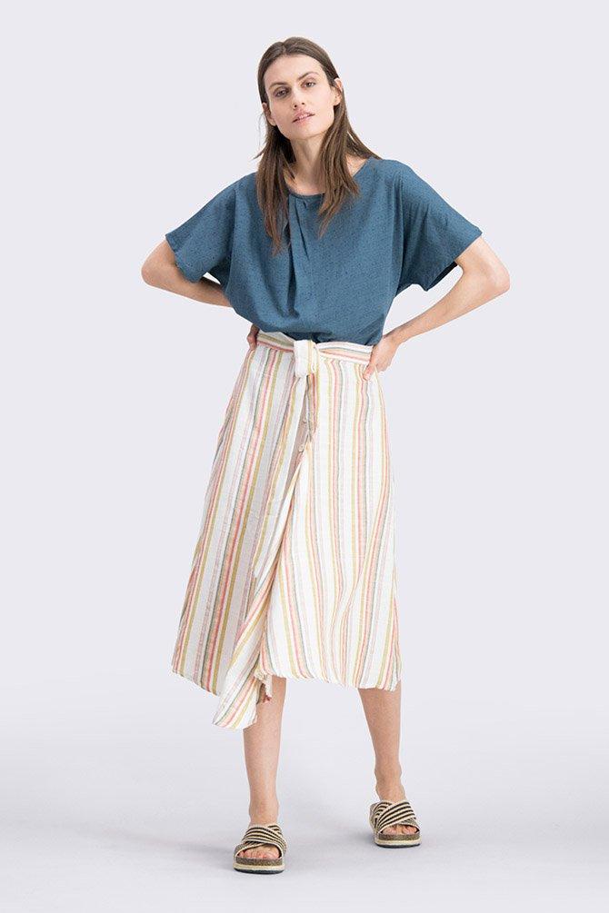 CKS Dames - NECHEL - long skirt - white