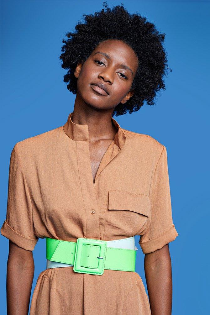 CKS Dames - FINNEA - long dress - brown