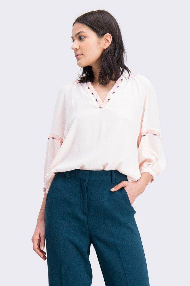 CKS Dames - RACK - blouse lange mouwen - roze