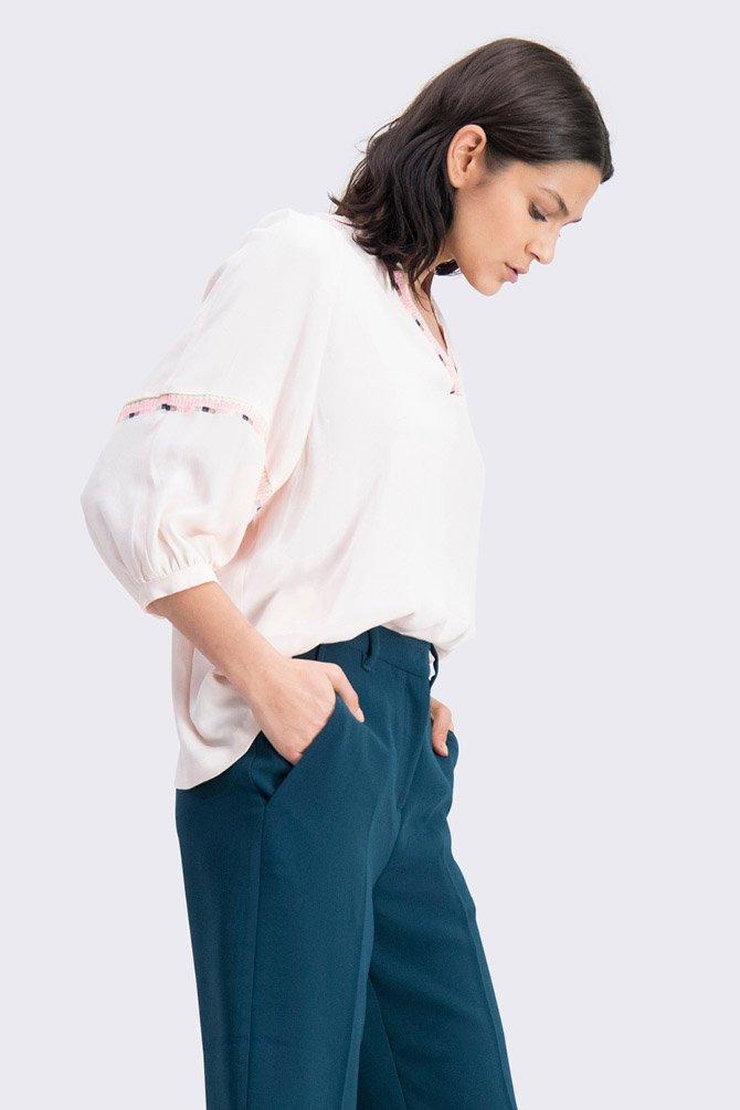 CKS Dames - RACK - blouse lange mouwen - roze