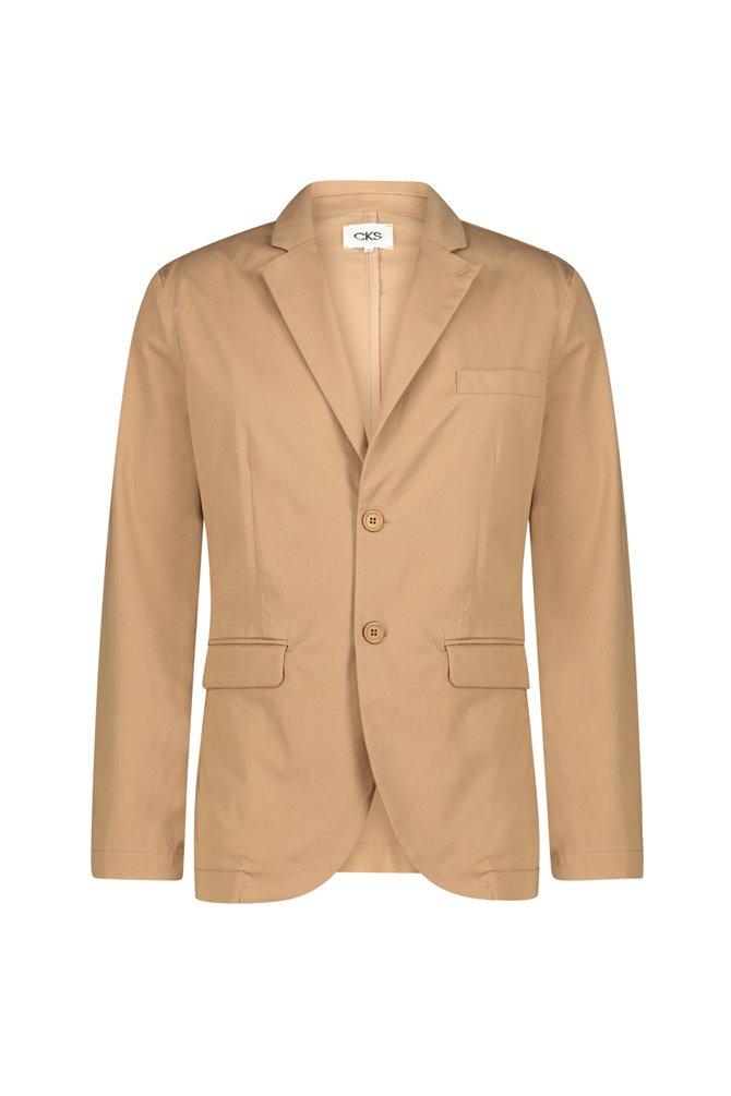 CKS heren - NIGEL - korte blazer - lichtbeige