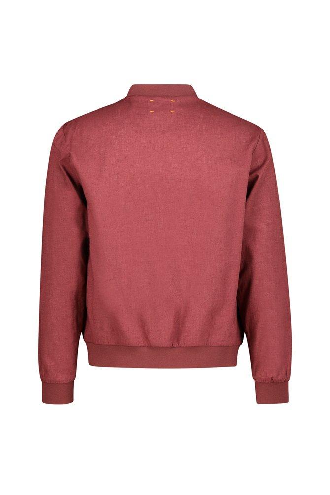 CKS heren - NANTAMA - korte casual jas - donkerrood