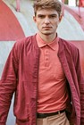CKS hommes - NANTAMA - veste fantaisie courte - rouge foncé