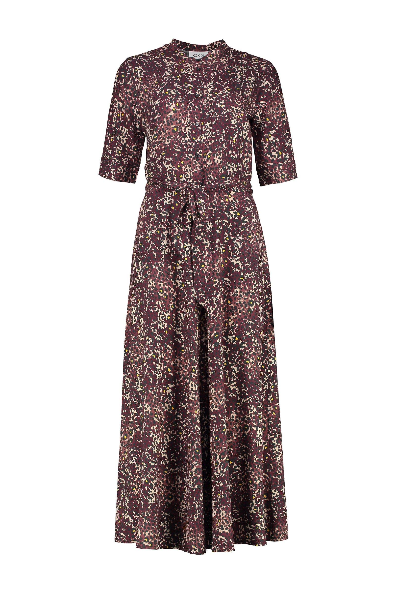 CKS Dames - PIM - long dress - brown