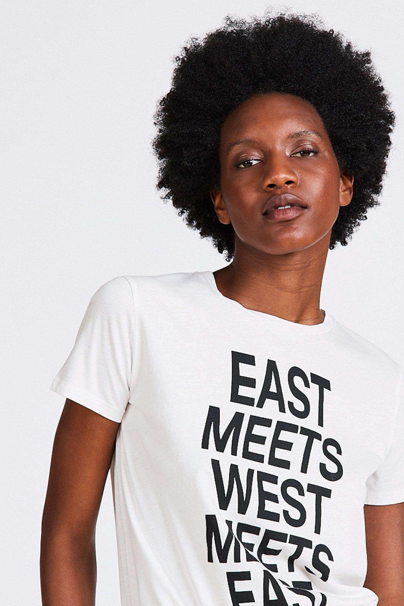 CKS Dames - LOUISE - t-shirt &agrave; manches courtes - blanc