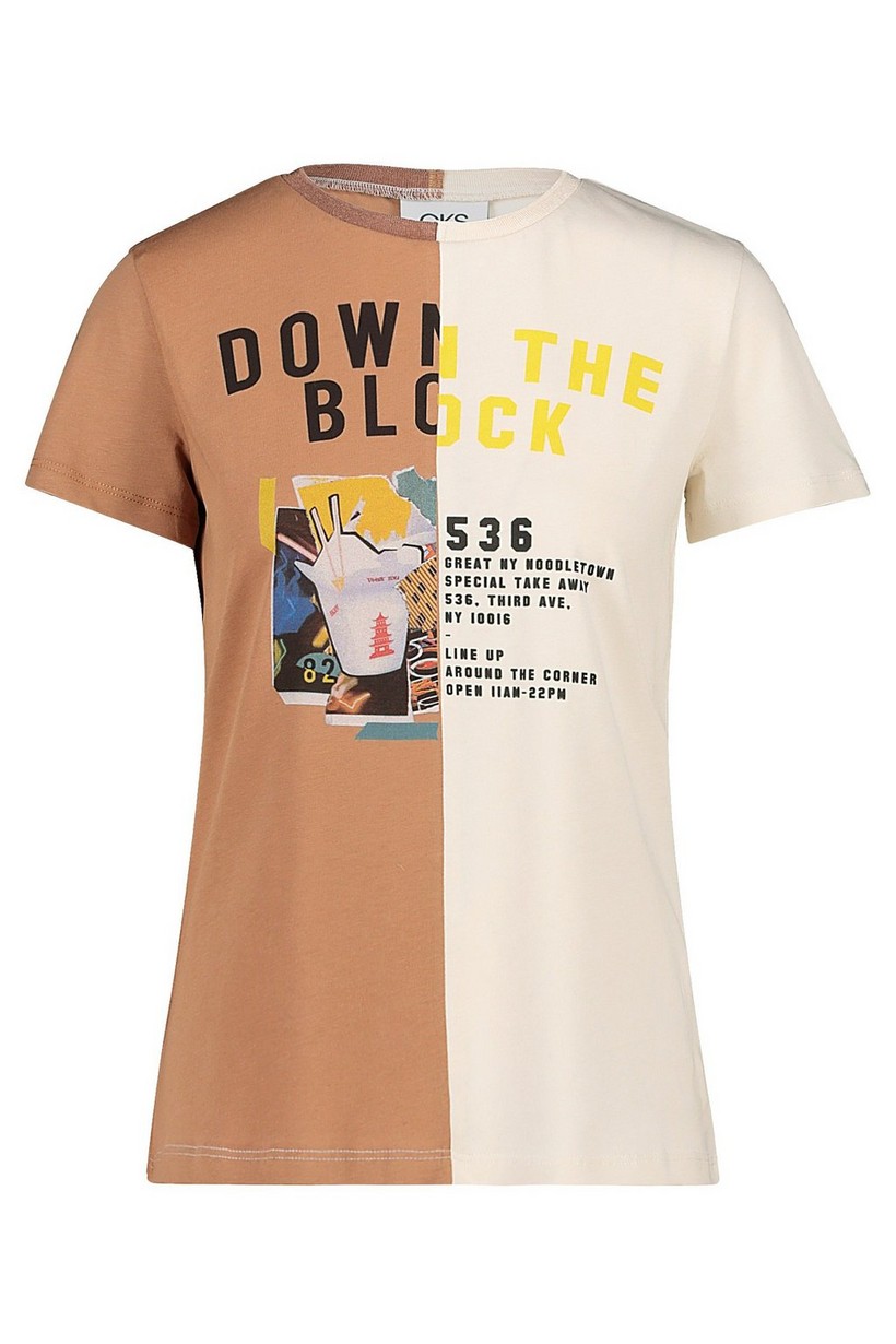 CKS Dames - LOUISA - T-Shirt Kurzarm - Mehrfarbig