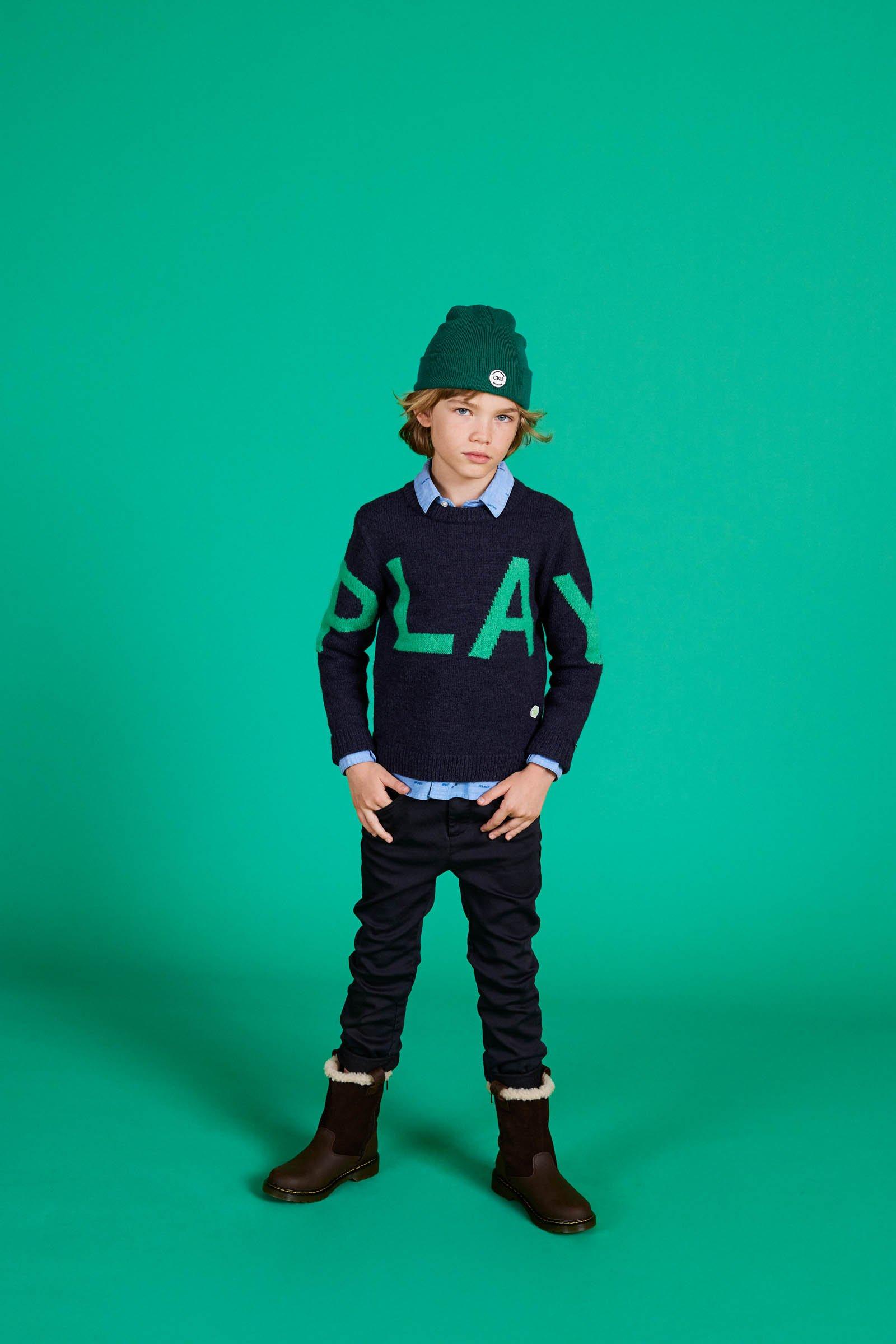 CKS Kids - BELLIOT - trui - blauw