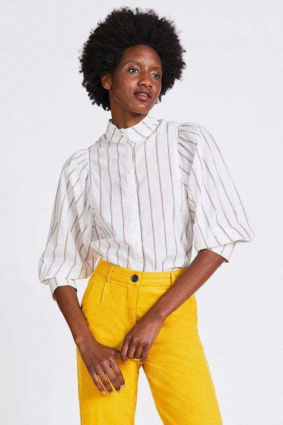 CKS Dames - ROSALINA - blouse lange mouwen - wit