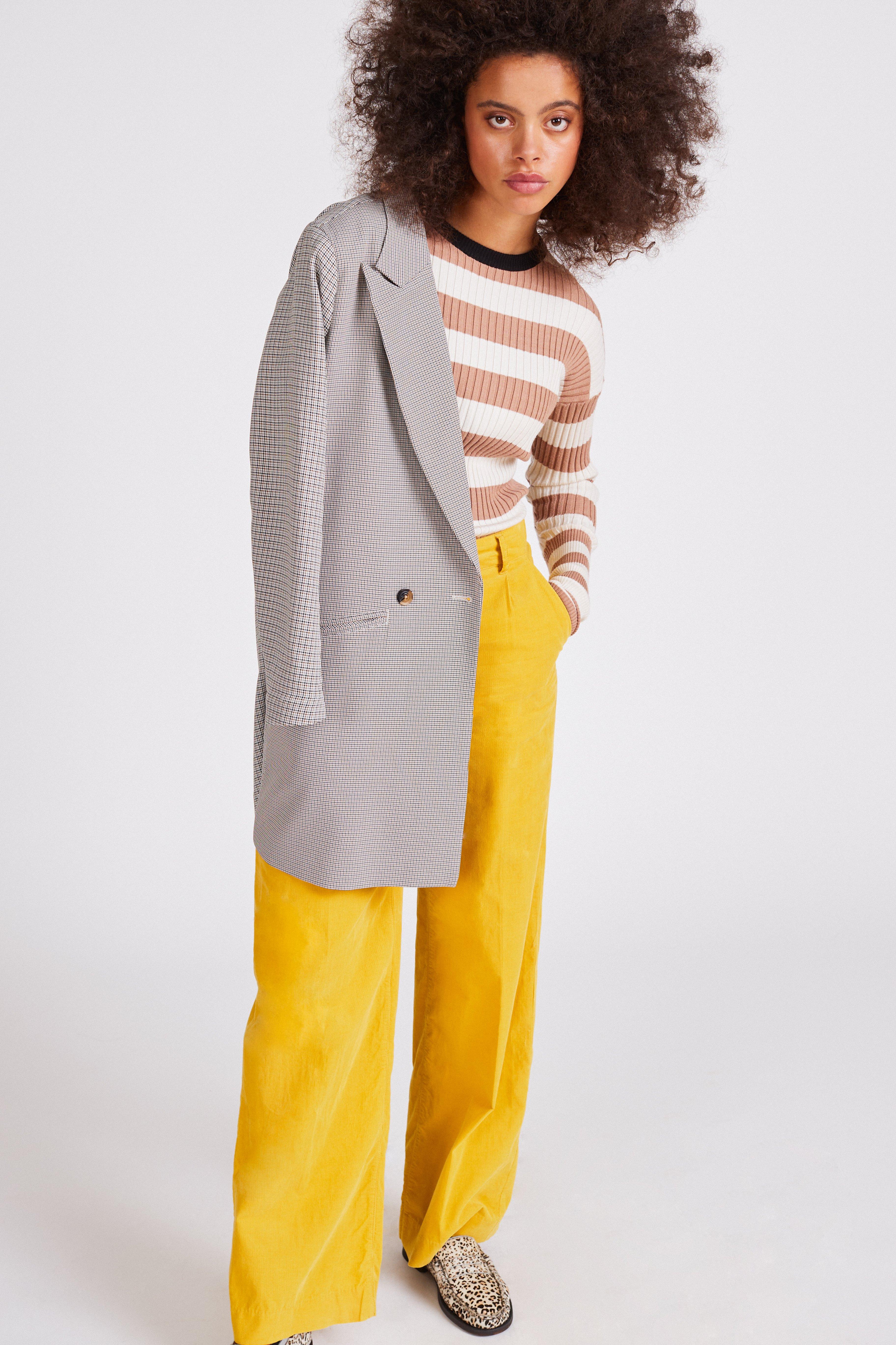 CKS Dames - RODA - lange broek - geel