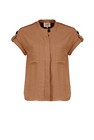 CKS Dames - ROBERTIA - blouse short sleeves - brown