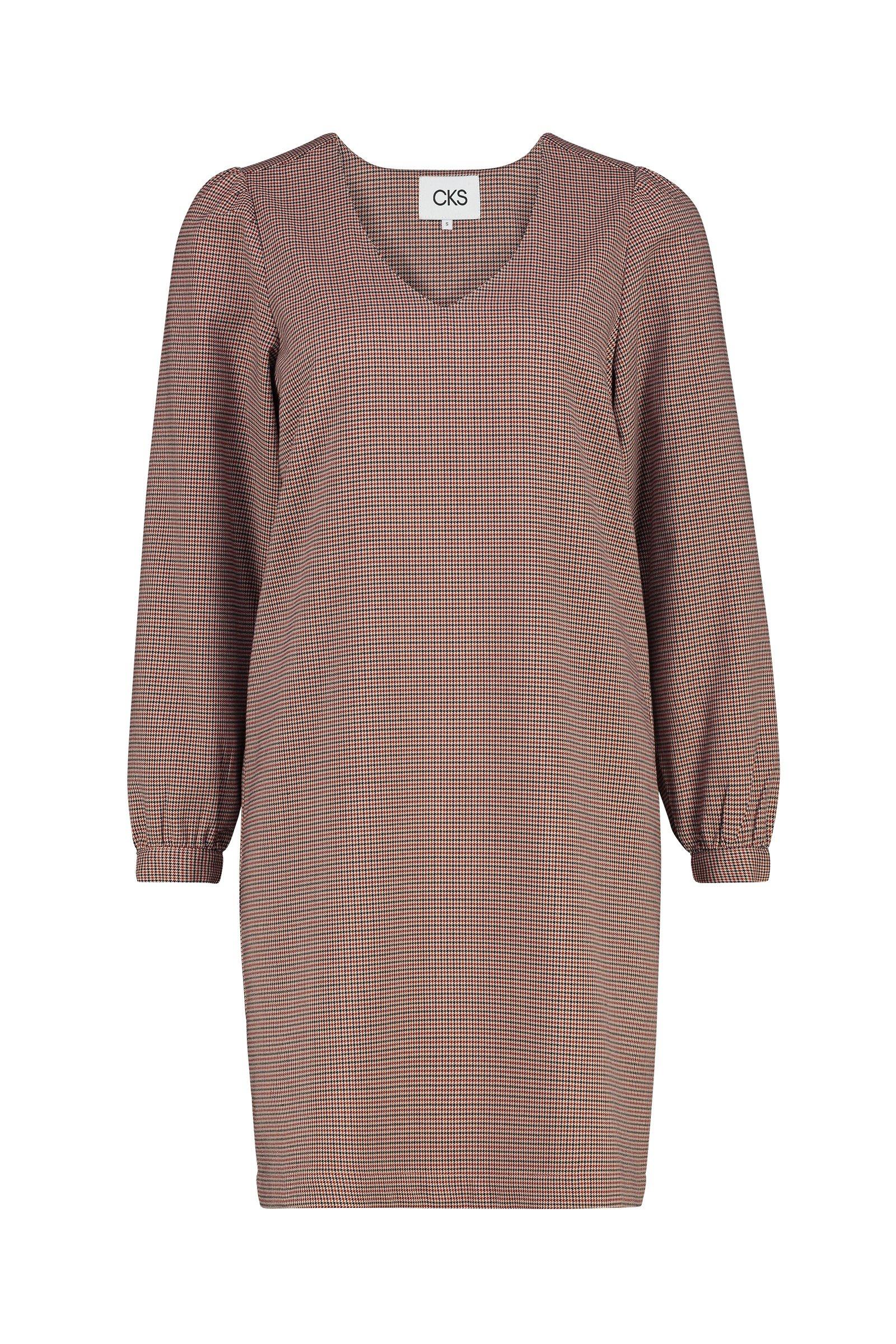 CKS Dames - RIOTY - short dress - bright brown