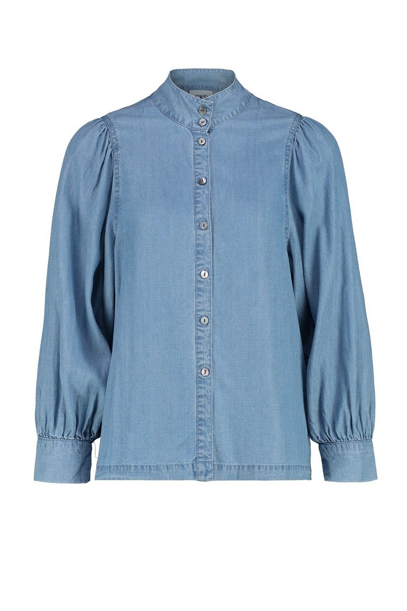 CKS Dames - ROSALINA - blouse long sleeves - blue
