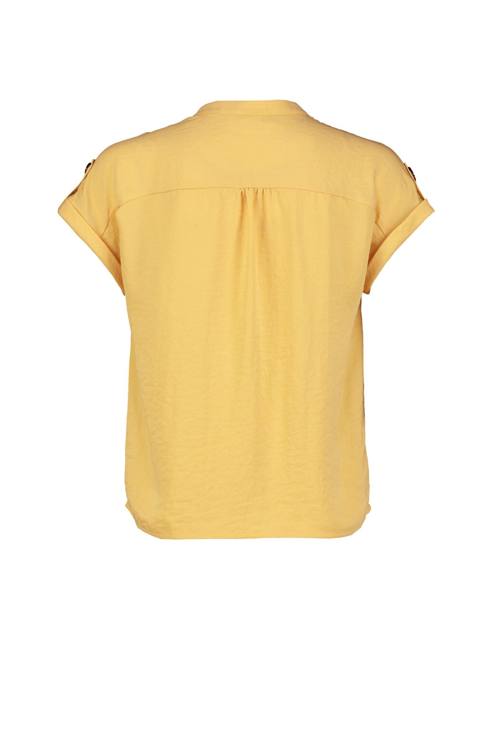 CKS Dames - ROBERTIA - blouse korte mouwen - geel