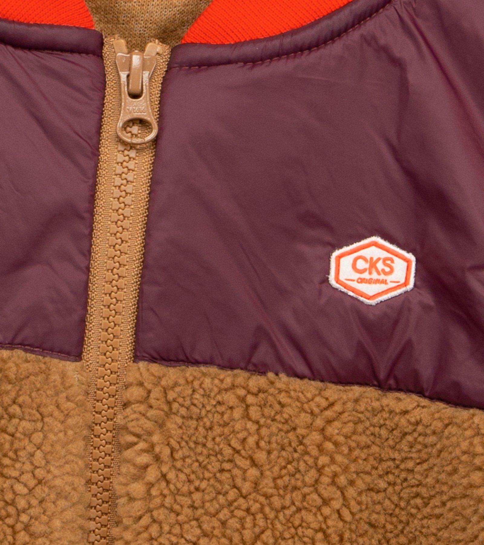 CKS Kids - YISTER - short jacketfantasy - brown