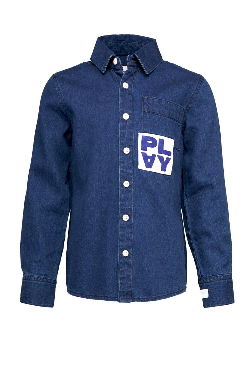CKS Kids - YORSAN - shirt lange mouwen - blauw