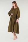 CKS Dames - REVE - long dress - bright brown