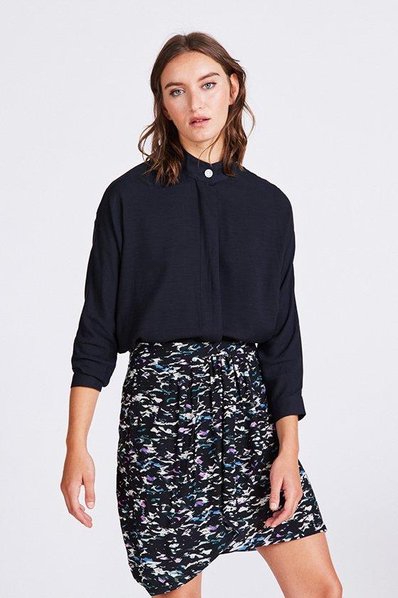 CKS Dames - MIMI - blouse lange mouwen - donkerblauw