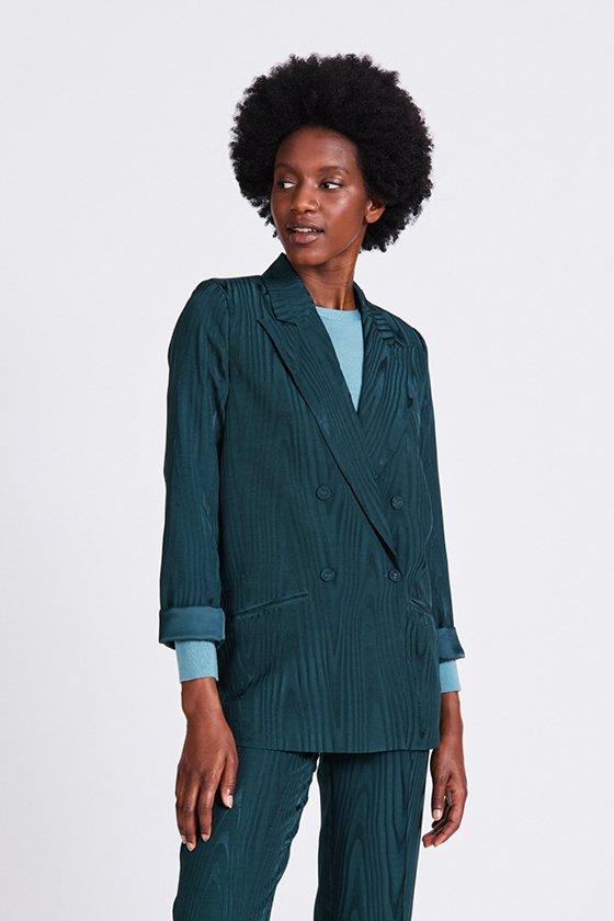 CKS Dames - JOLENE - lange blazer - khaki