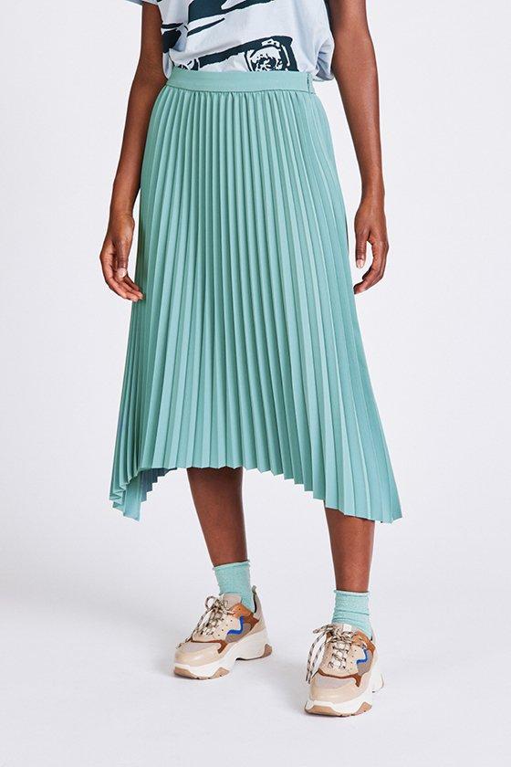 CKS Dames - JELENA - long skirt - green