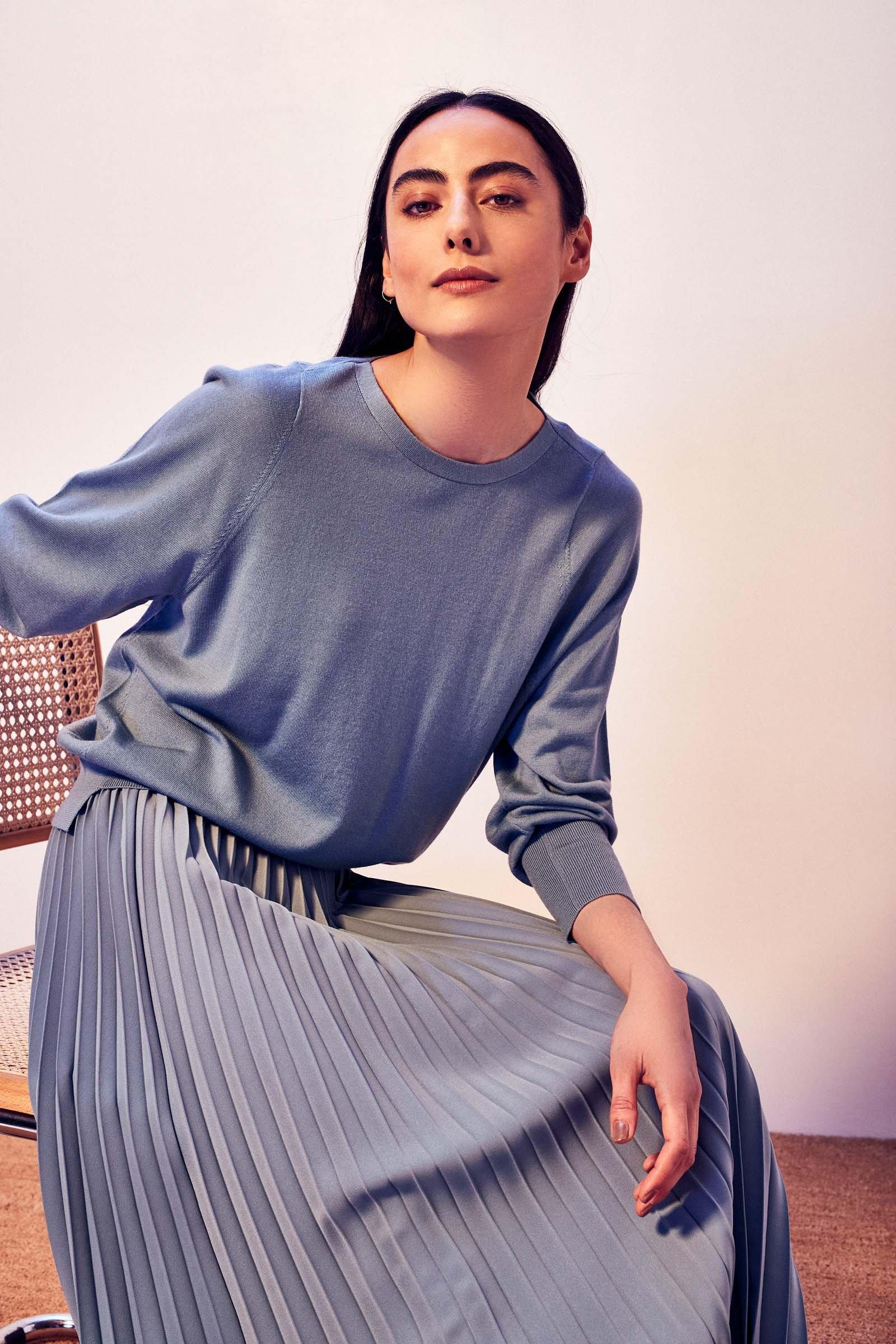 CKS Dames - JELENA - long skirt - green