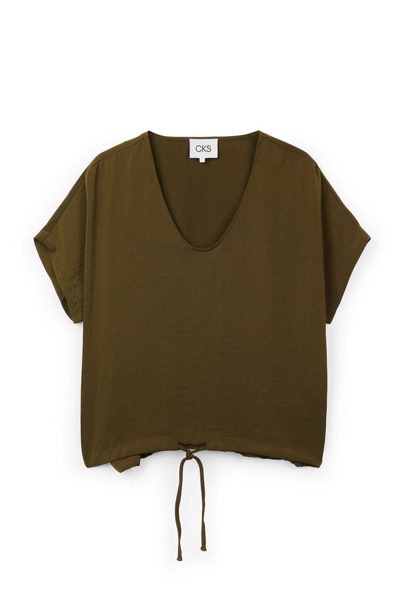 CKS Dames - EBINAS - blouse long sleeves - bright brown
