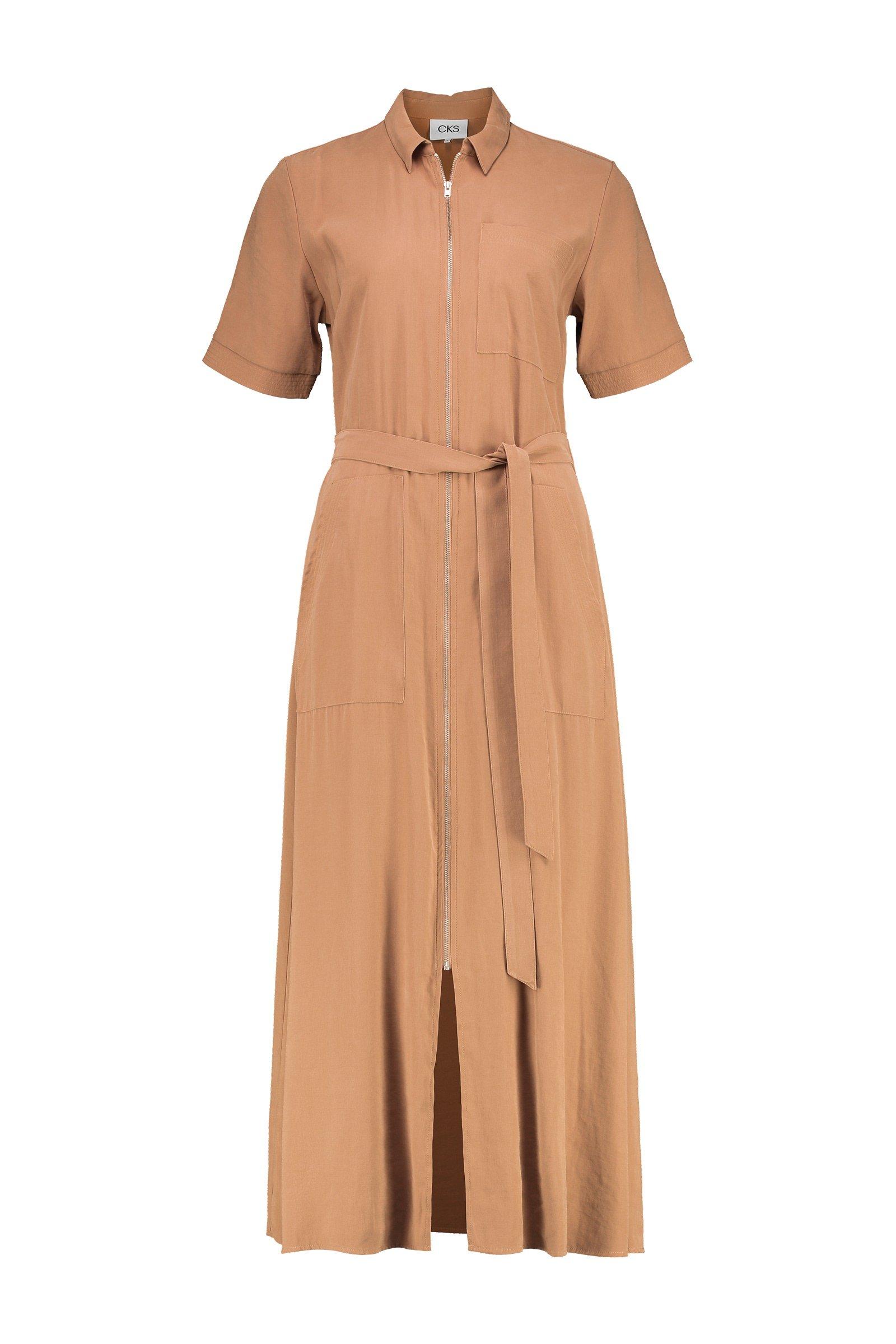 CKS Dames - RUMY - robe longue - brun