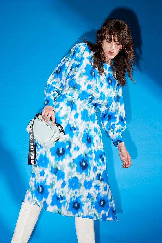 CKS Dames - LESLIE - robe longue - bleu