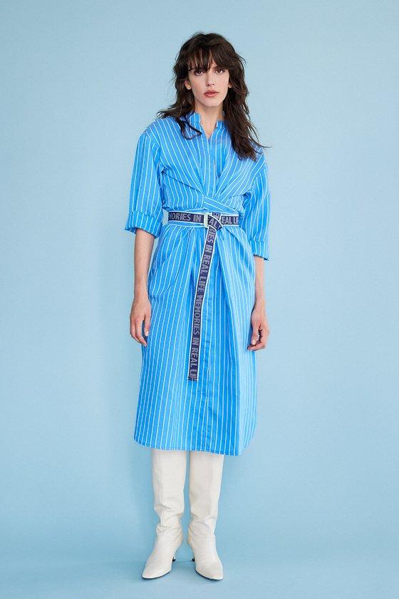 ROREENA lange jurk blauw CKS Fashion