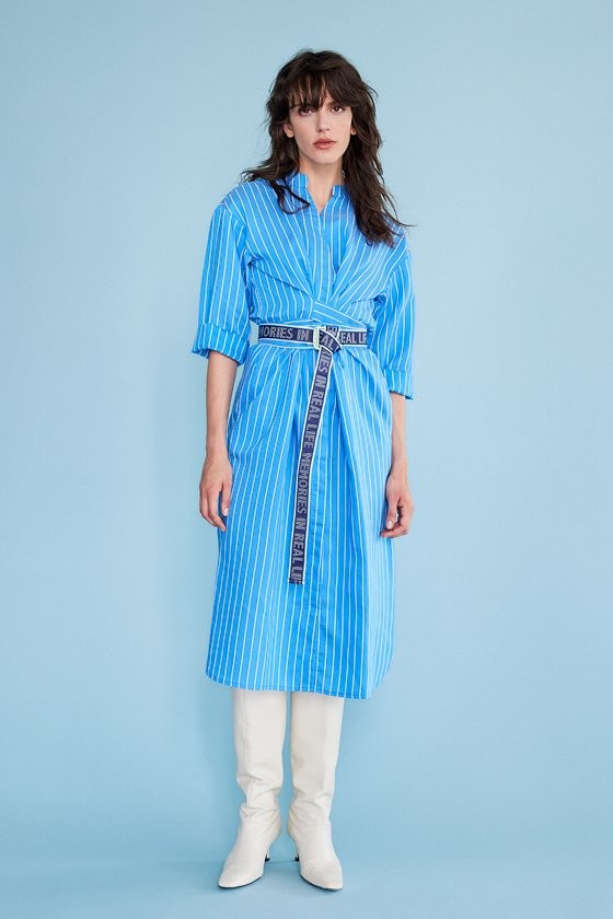 CKS Dames - ROREENA - robe longue - bleu