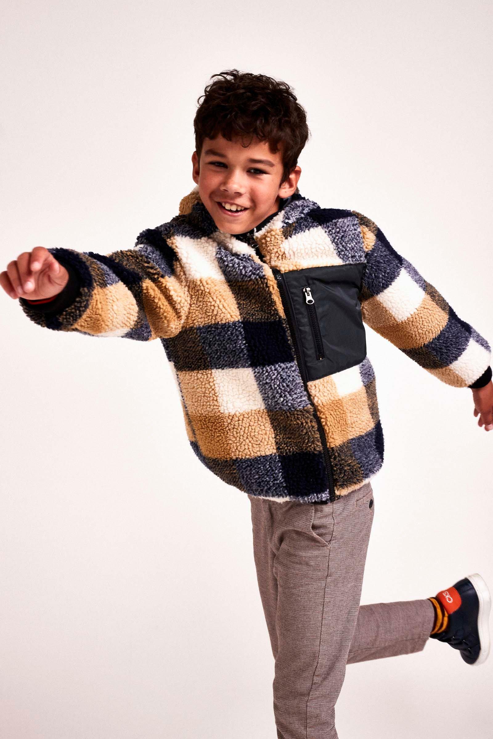 CKS Kids - BOCTO - korte regenjas - blauw