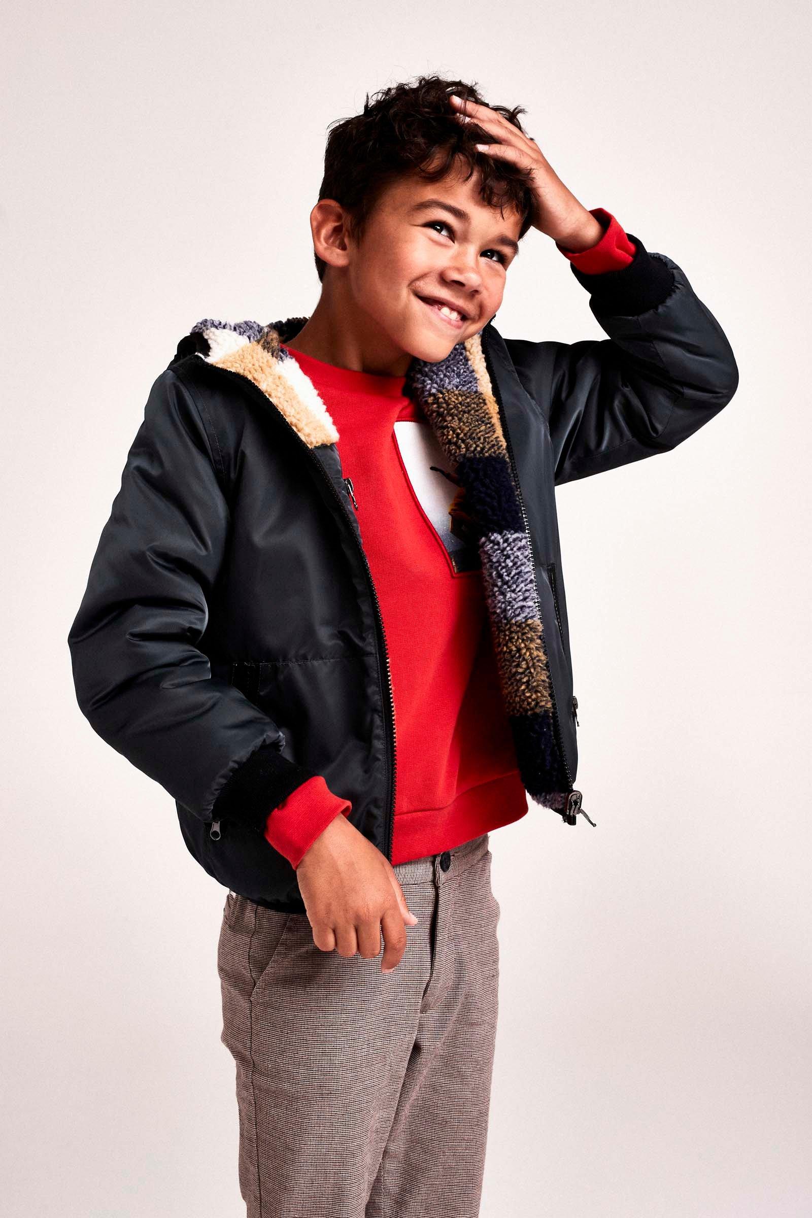 CKS Kids - BOCTO - korte regenjas - blauw