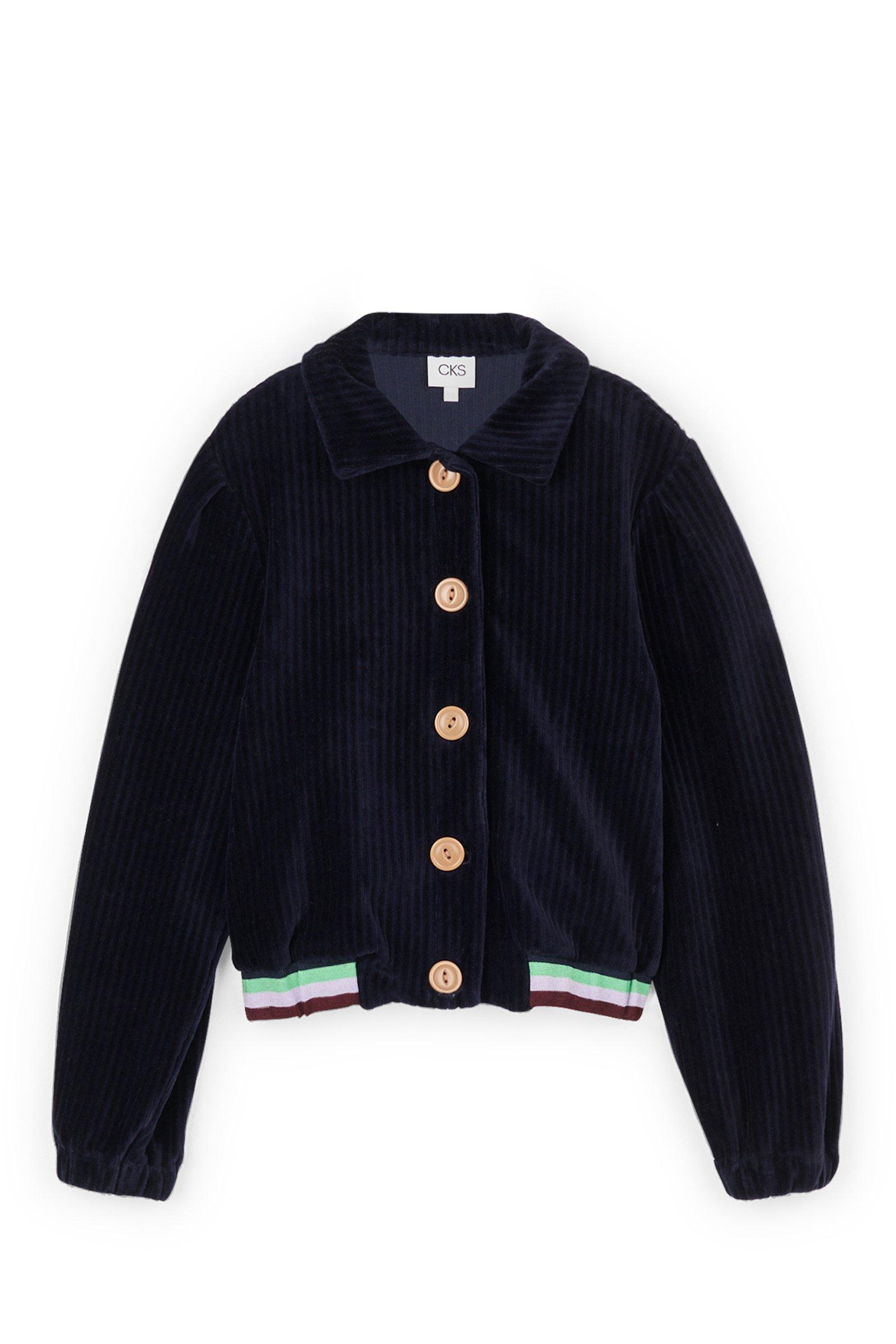 CKS Kids - CHARLIE - korte casual jas - blauw