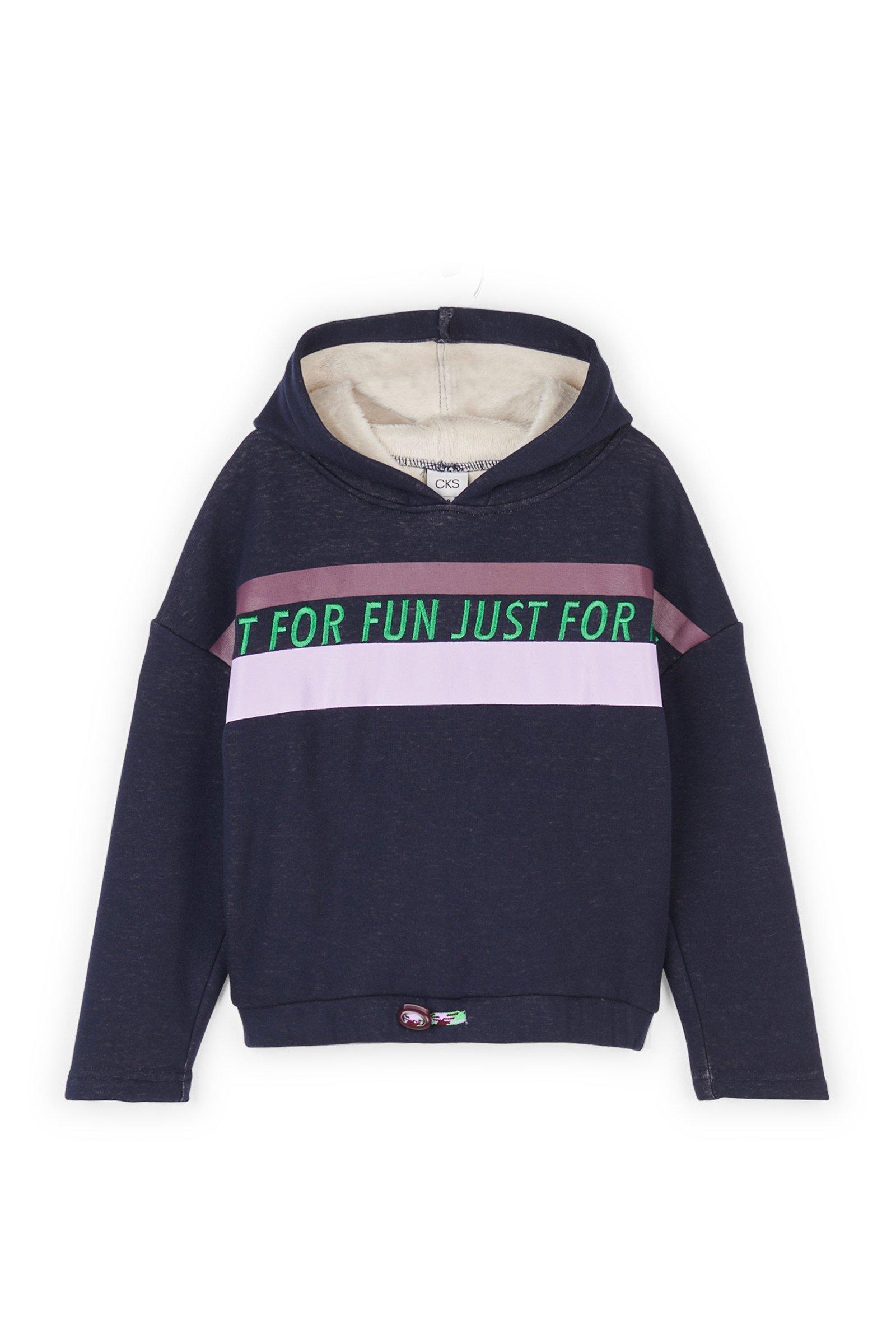 CKS Kids - ECLIPSE - sweater met capuchon - blauw