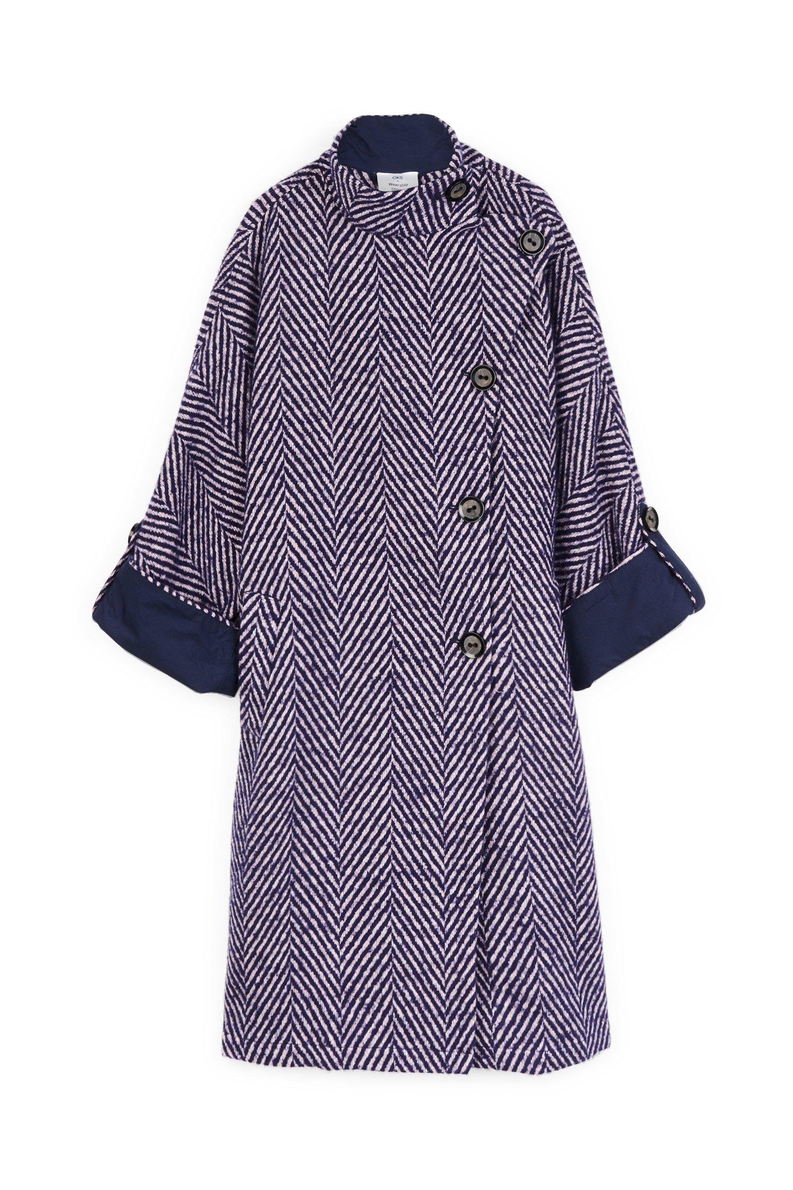 CKS Dames - HANNELORE - long coat - dark blue