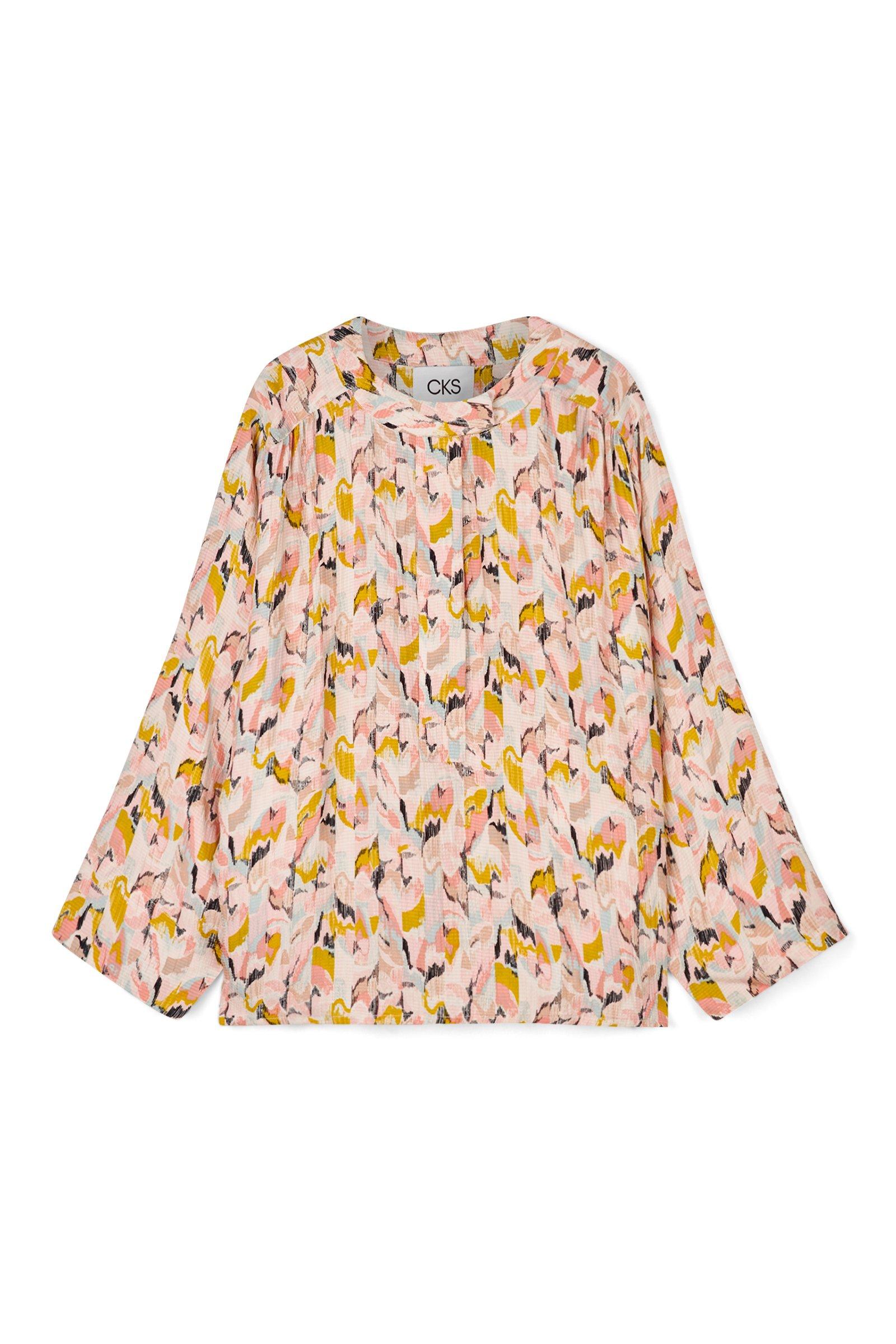 CKS Dames - LAREDO - blouse korte mouwen - khaki