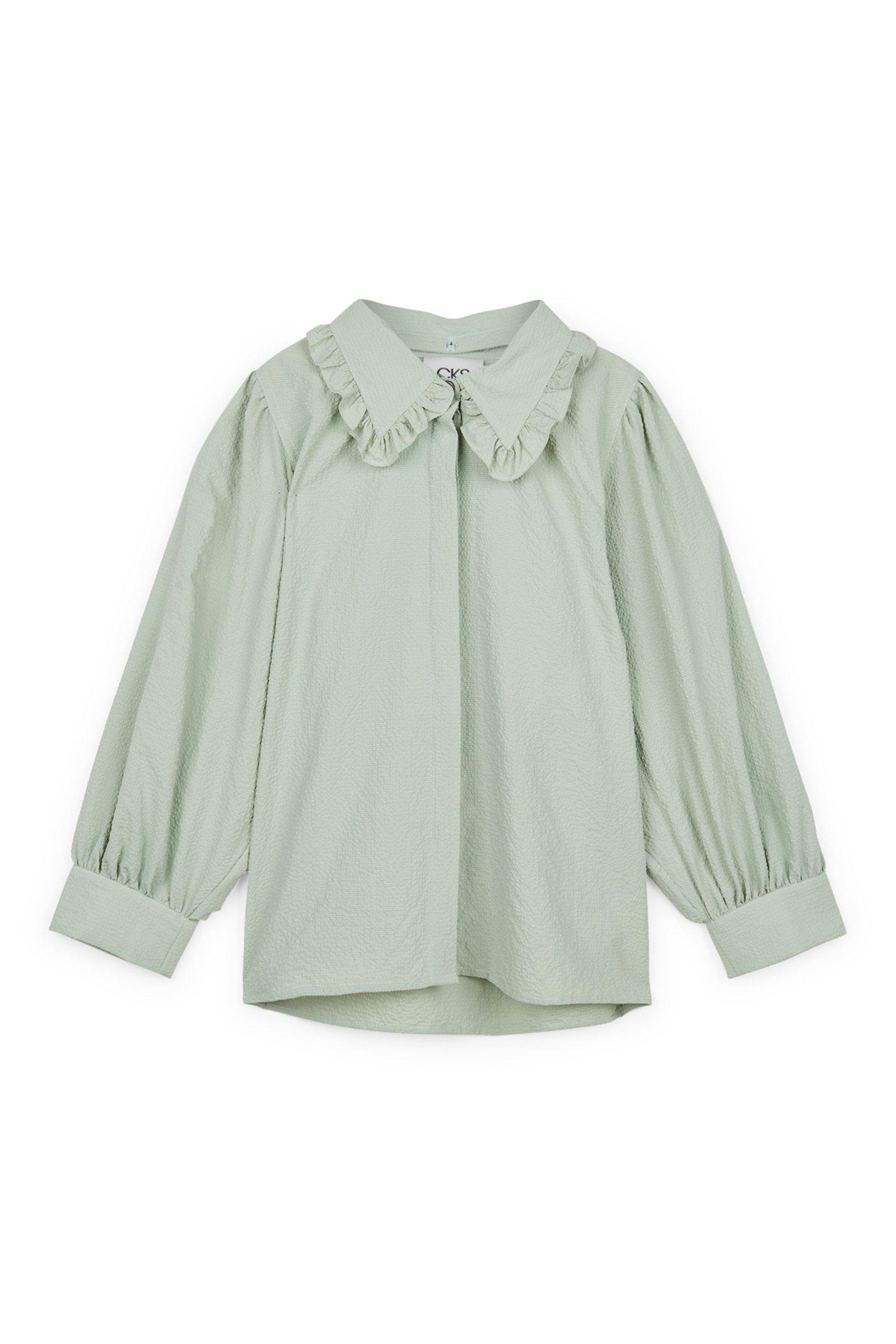 CKS Dames - ROSALINA - blouse lange mouwen - lichtgroen